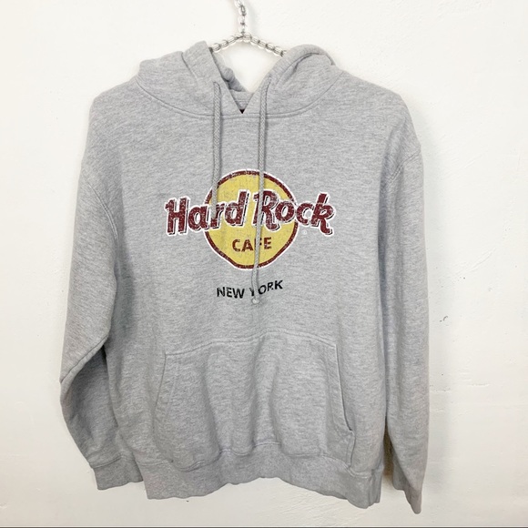 hard rock grey hoodie